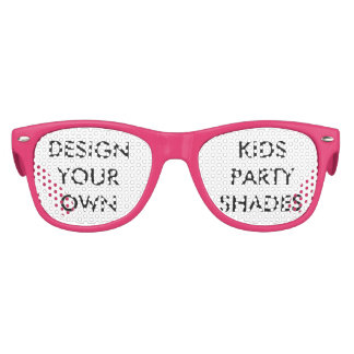 Custom Personalised Kids Pink Retro Party Shades