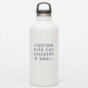 Custom Personalised KISS CUT STICKERS 3x3" X SMALL