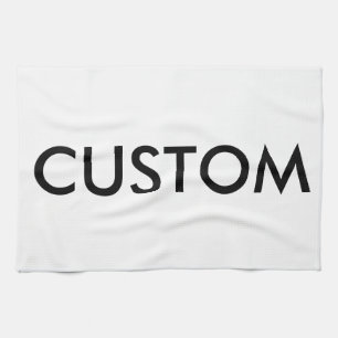 Custom Personalised Kitchen Towel Blank Template