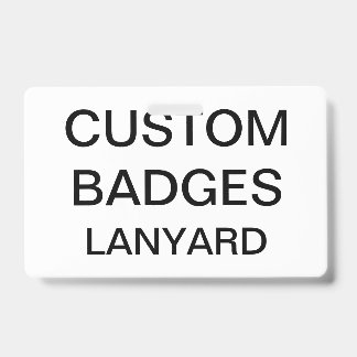 Custom Personalised LANYARD BADGE ID Badge