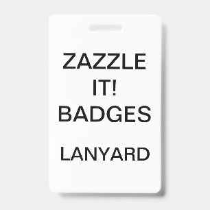 Custom Personalised LANYARD BADGE ID Badge