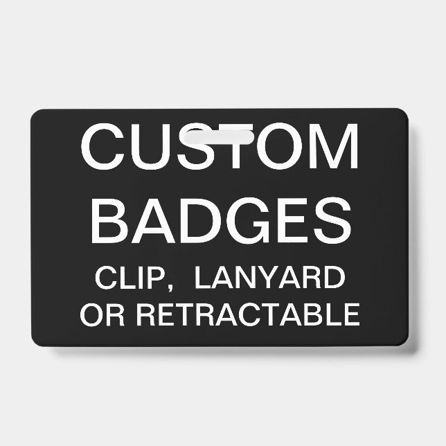 Custom Personalised LANYARD BADGE Template ID Badge (Front)