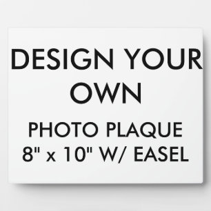 Custom Personalised Large 10" x 8" Photo Plaque