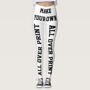 Custom Personalised Leggings or Yoga Pants Blank
