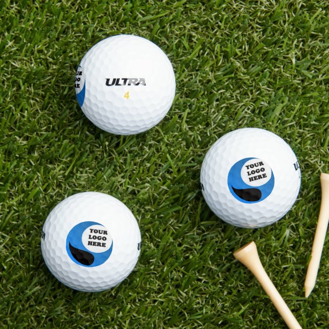 Custom Personalised Logo Golf Balls (Insitu Grass)