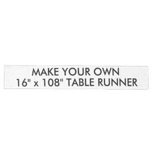 Custom Personalised Long 16" x 108" Table Runner