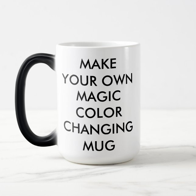 Custom Personalised Magic Colour Changing Mug (Left)