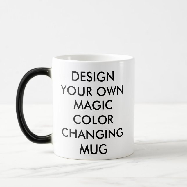 Custom Personalised Magic Colour Changing Mug (Left)