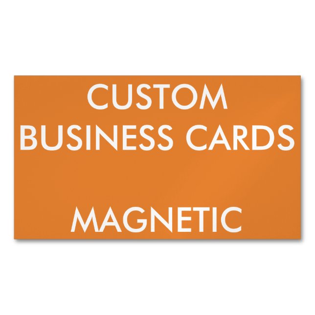 Custom Personalised Magnetic Business Cards Blank (Front)