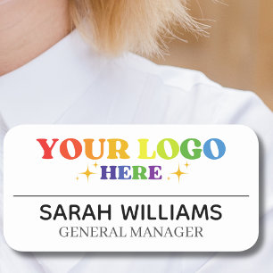 Custom Personalised Magnetic Company Employee Name Tag