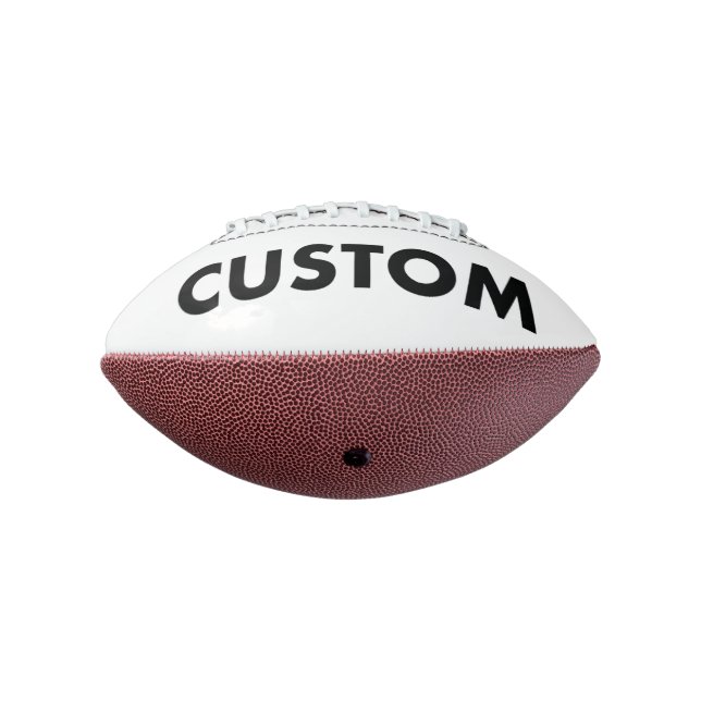 Custom Personalised Mini Football Blank Template (Rotated 270)