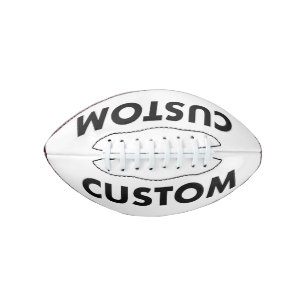 Custom Personalised Mini Football Blank Template