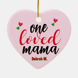 Custom Personalised Mum Photo Christmas Ornament