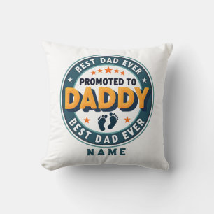 Custom Personalised Name Gift for Dad Cushion
