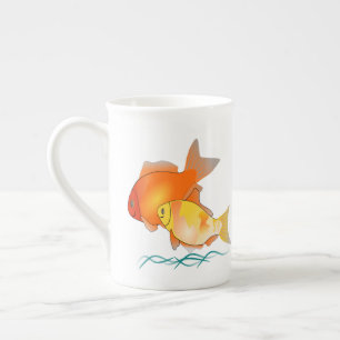 Custom Personalised Name Goldfish Coffee Mug