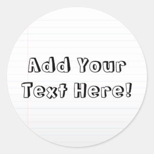 Custom Personalised Name Kids School Label