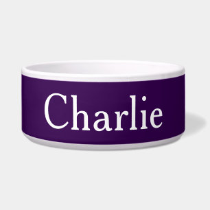 Custom Personalised Name Photo Art Dark Purple Pet