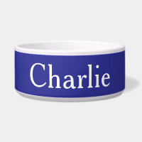 Custom Personalised Name Photo Art Deep Blue Pet