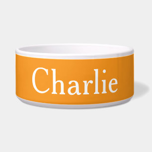 Custom Personalised Name Photo Art Light Orange