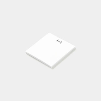 Custom Personalised Name Quote Photo Artwork 3x3 Post-it Notes