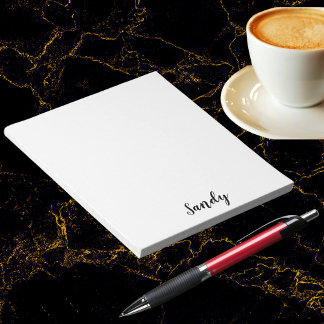 Custom Personalised Name Quote Photo Artwork Small Notepad