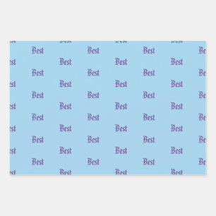 Custom Personalised Name Wrapping Paper Set