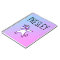 Custom Personalised Notebook Unicorn Dab Rainbow