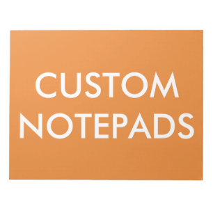 Custom Personalised Notepad Blank Template