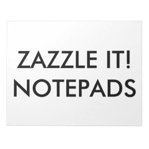 Custom Personalised Notepad Blank Template