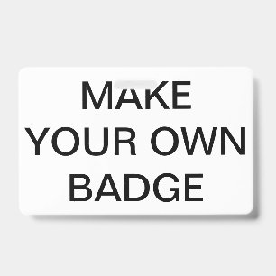 Custom Personalised OFFICE EVENT EXHIBITION BADGE ID Badge