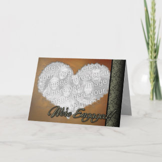 Custom Personalised Online Engagement Card
