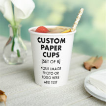 Custom Personalised Paper Cups [8]