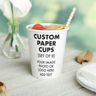 Custom Personalised Paper Cups [8]