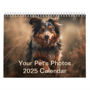 Custom Personalised Pet Photos 2-Page 2025  Calendar