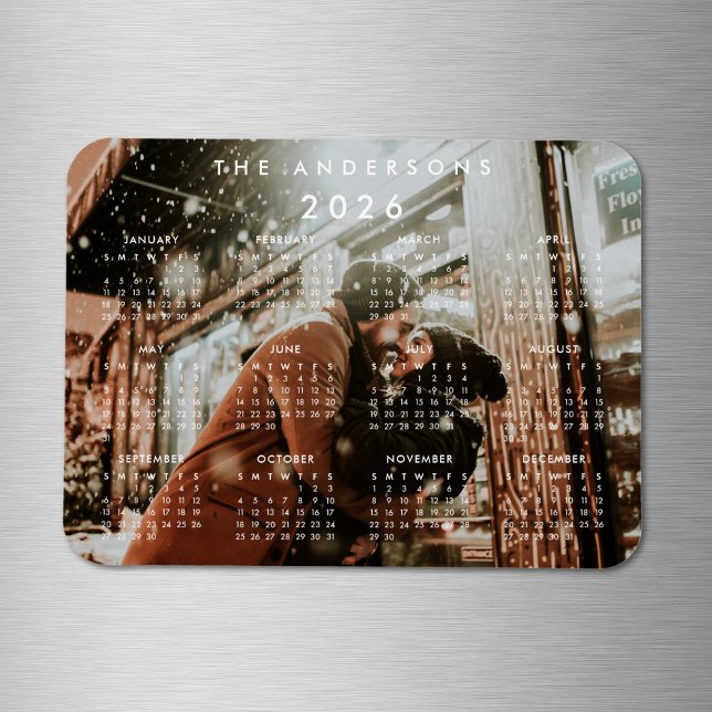 Custom Personalised Photo 2022 Calendar Magnet (Creator Uploaded)