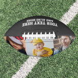 Custom Personalised Photo and Text Football<br><div class="desc">Custom Personalised Photo and Text  football from Ricaso - add your own photographs and custom text to this ball that will be specially made for you</div>