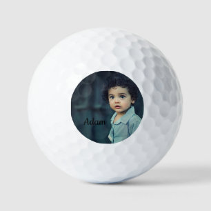 Custom Personalised Photo and Text  Golf Balls