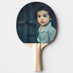 Custom Personalised Photo and Text Ping Pong Paddle