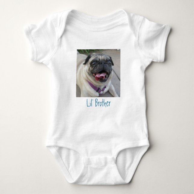 Custom Personalised Photo Baby Bodysuit (Front)