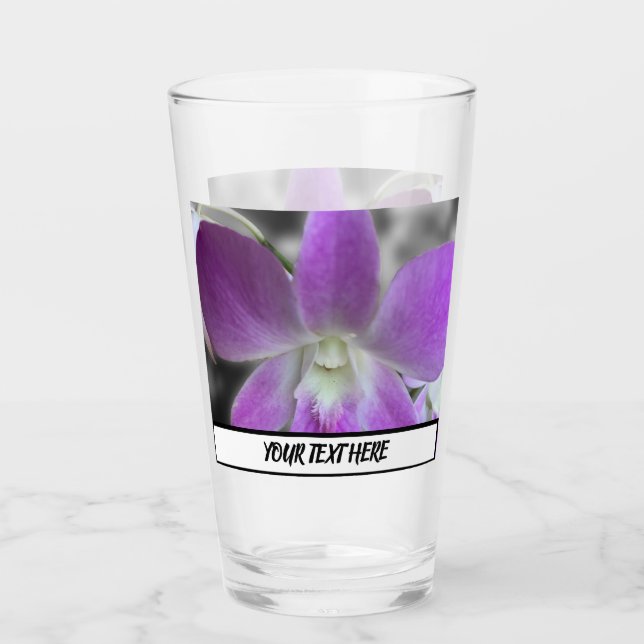 Custom Personalised Photo Beer Glass (Front)