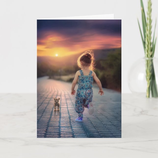 Custom Personalised Photo  Card (Front)