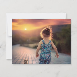 Custom Personalised Photo Card