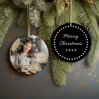 Custom Personalised Photo Christmas Ornament
