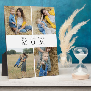 Custom Personalised Photo Collage Mother Family Plaque