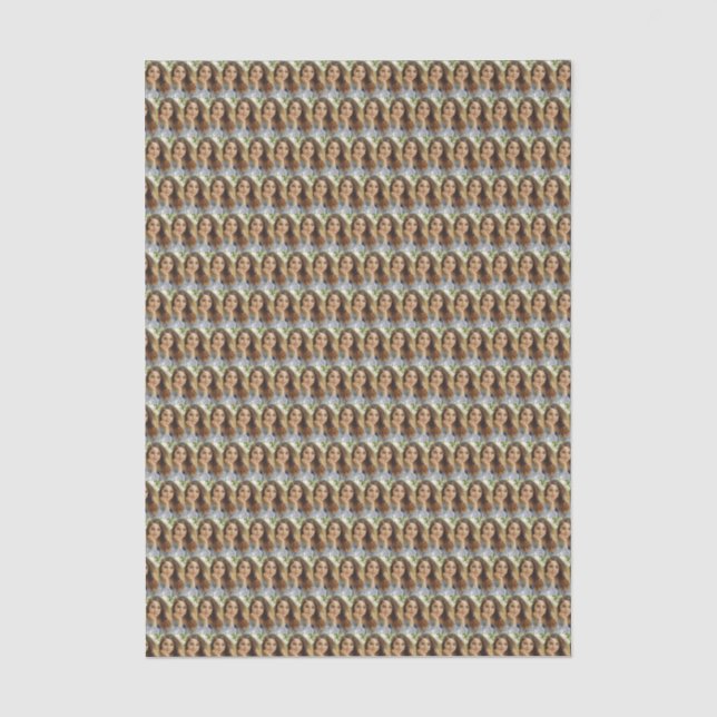 Custom Personalised Photo Collage Tissue Paper (Front)