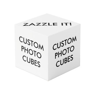 Custom Personalised Photo Cube Blank Template