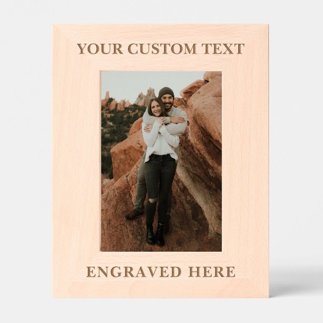Custom Personalised Photo Etched Frames (Creator Uploaded)