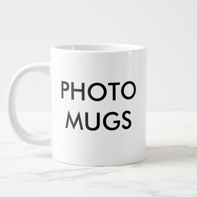 Custom Personalised Photo Giant Mug Blank (Left)