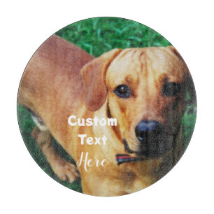 Custom Personalised Photo Glass  Cutting Board
