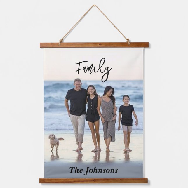 Custom personalised photo hanging tapestry (Front)